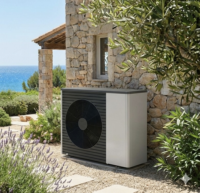 pompe à chaleur, chantiers, Enerjciel, Châteauneuf-les-Martigues